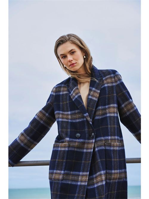cappotto adria RINO & PELLE | ADRIA.7002611CHECK BLU NAVY